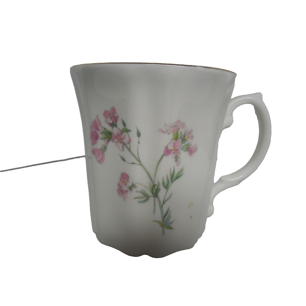 Royal Grafton Fine Bone China Pink Floral Tea Cup Coffee Cup Mug 8 oz
